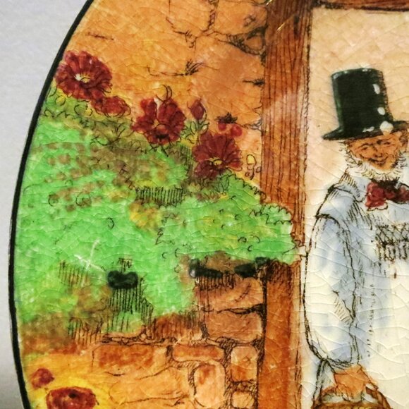 Royal Doulton "Gaffers" Series Ware 7.5" Plate Collectors Cabinet #4210 - Picture 5 of 7